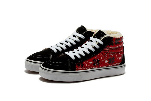 Vans High-Top Shoes Men Lined with fur--005